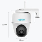 Беспроводная автономная поворотная камера видеонаблюдения Reolink Argus PT